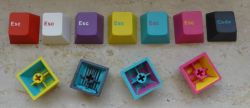 GMK keycaps from Elitekeyboards and from 2013-2014 group buys