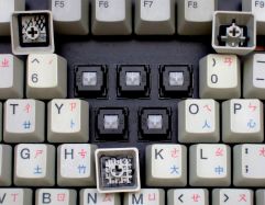 Switch and keycap detail