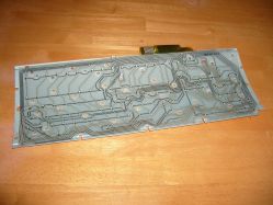 Typical three-layer membrane set with curved backplate