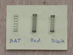 Comparing the springs of the BAT keyboard with that of other Cherry MX springs