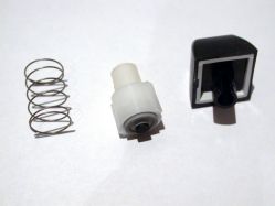 Movable parts, including keycaps