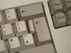Stepped enter key on a Model M