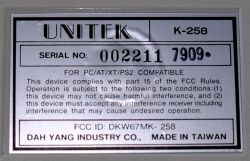 KB backplate