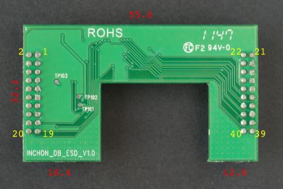 Top side of CM Storm Quick Fire Rapid controller