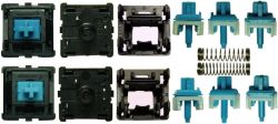Switch comparison, with "regular" Cherry MX Blue below