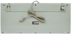 Bottom; the AT plug has apparently been replaced with a PS/2 plug