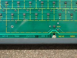 Switch PCB legend, giving the year and the only named Neve branding