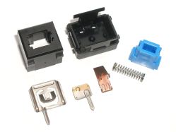 Disassembled, top views