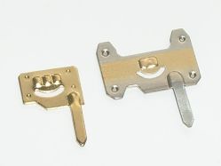 Rear plates, front view
