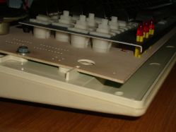 MR-6C switches mounted into a keyboard