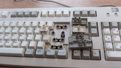 Some keycaps removed