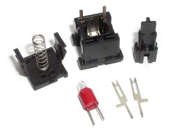 Lamp and its socket terminals removed