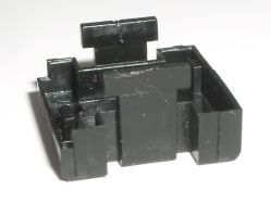 Lower shell, with differing front and back heights (photo is from SMK Alps mount variant, but the design is the same)
