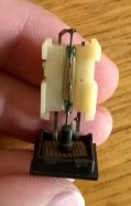 Vertical reed tactile switch detail