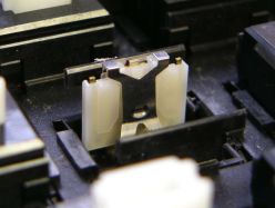 Short white switchplate