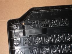 The membranes are supported directly by the bottom case