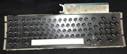 Top down view of the barrel plate