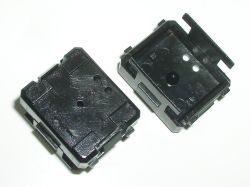 LED leg holes in the base