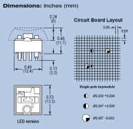 A diagram of a Cherry M81 switch