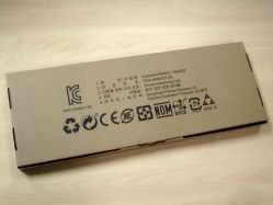 Box bottom, with Korea Certification details
