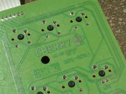 Switch PCB, detail