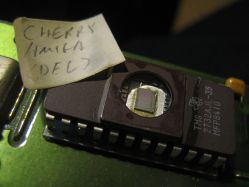 Detail of the EPROM chip
