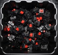 MX red switches in shipping box.