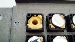Key switch foam removed