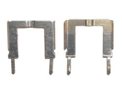 Good condition stationary contacts (front and rear views)