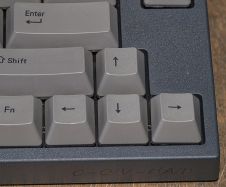 Black FC660C dye-sublimated PBT arrow cluster