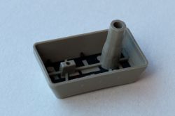 The stabilizer slider is part of the keycap