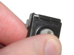 Switch closed, with control bar extended