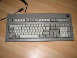 IBM 7531 Industrial PC Keyboard, Part Number 1388032.