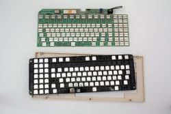 Keyboard mechanism internals with component side PCB