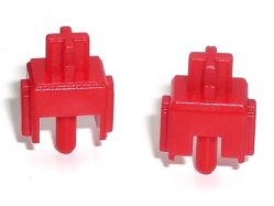 Classic (left) and revised (right, from 2016) non-silenced slider design