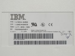 Rear label