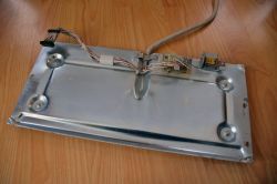 US English EBCBIC typewriter keyboard backplate