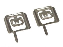 Curved (left) and straight (right) crossbars