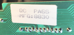 PCB front QC date
