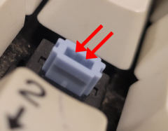 "Pale/Sky" SKCM Blue Alps contain these ridges on the inside of the stem, differentiating them from regular SKCM Blue Alps.
